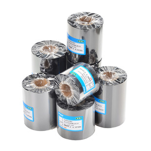 Enhanced Wax Based Ribbon Roll 110X300M 50mm 60 70 80 90 Coated Paper Thermal Transfer Printer
