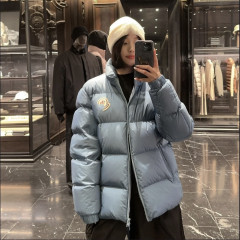 毒家现货原标M蒙家胸口大LOGO徽标90白鸭绒防寒羽绒服外套男女