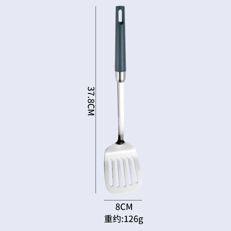 304ステンレス鍋シャベルスプーン家庭用炒め鍋シャベルスプーンスプーン厚さシャベルスプーンキッチンセット4点セット|undefined