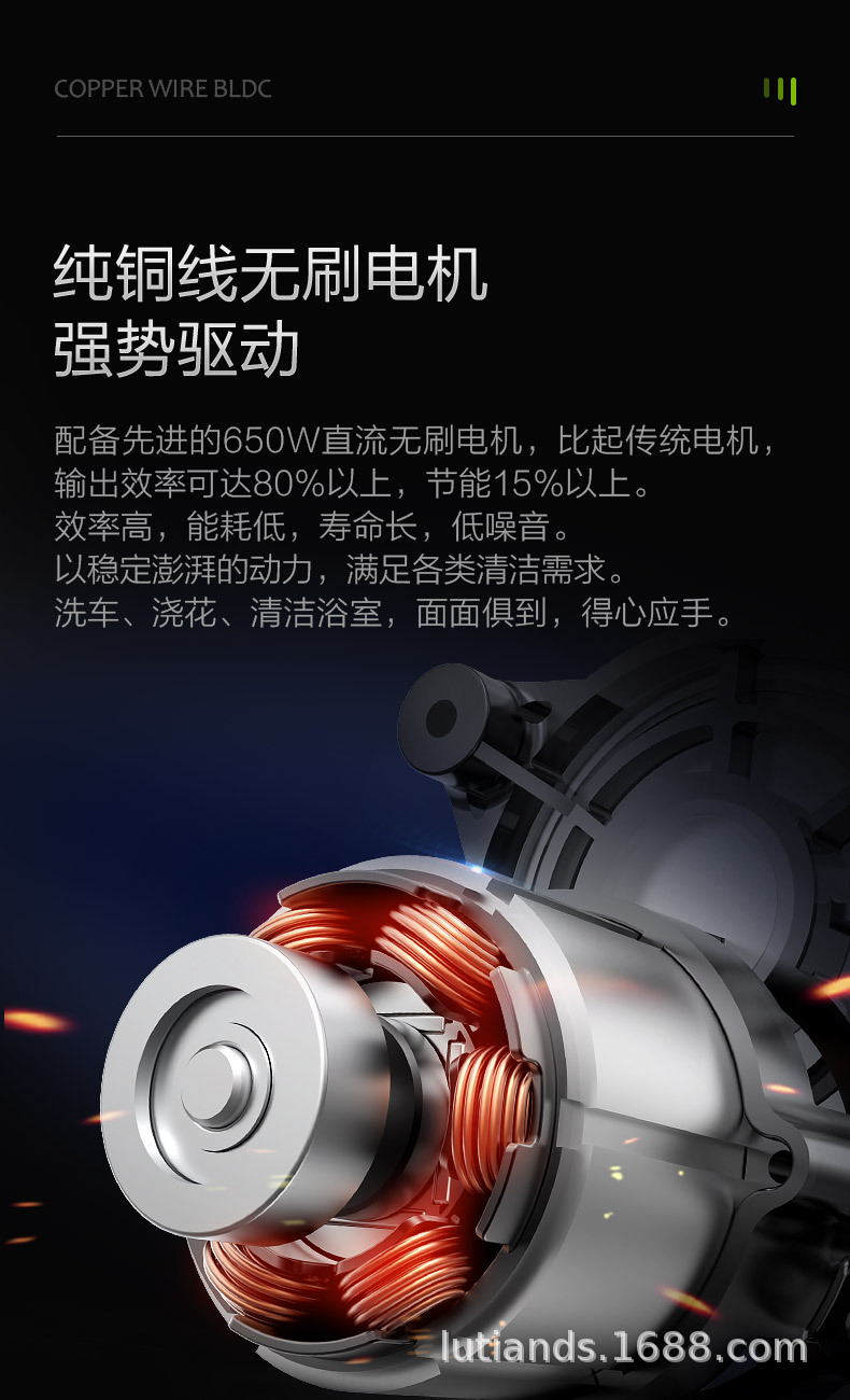 Green Field Wireless Car Washer Chuang T5 Household Rechargeable High Pressure Water Gun Grab Lithium Battery Car Brush Water Pump Cleaning Artifact