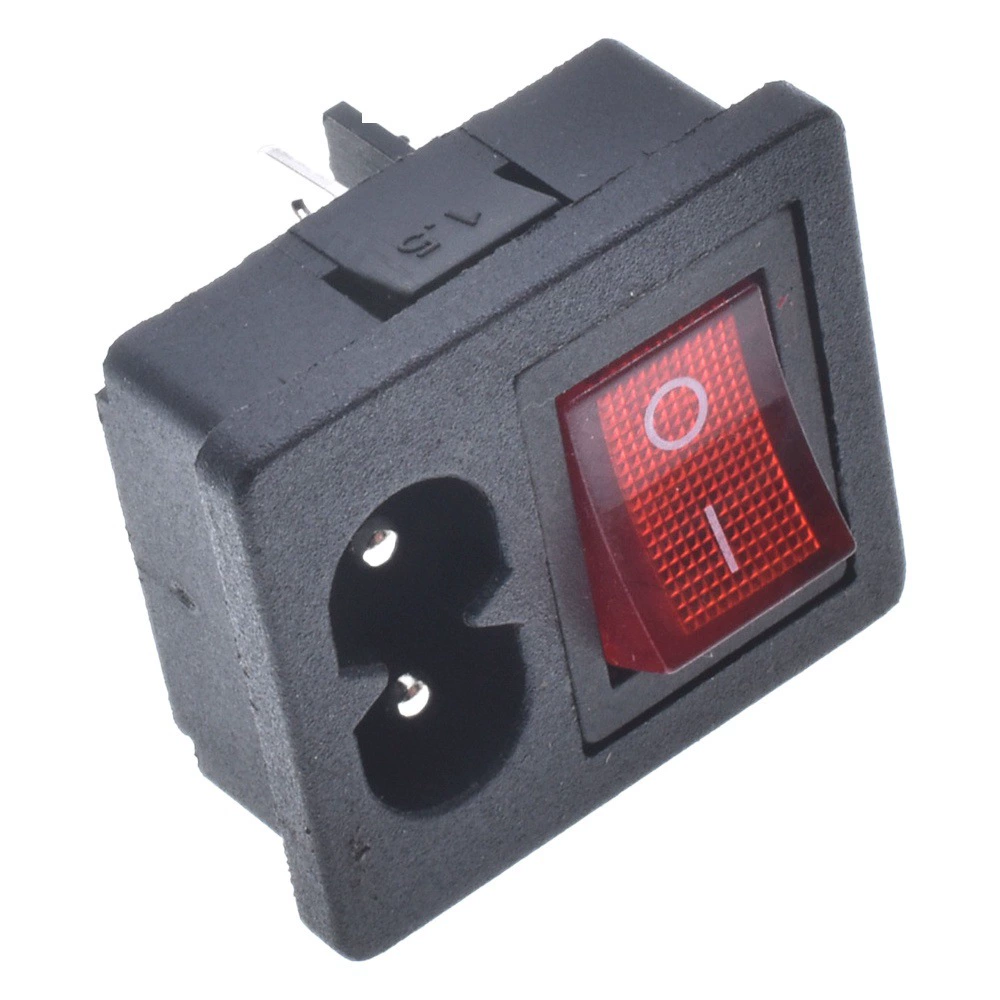 Восьмерка переменного тока C8 со слотом для карты переключения AC-04 2-в-1 8-фигурка с разъемом кулисного переключателя