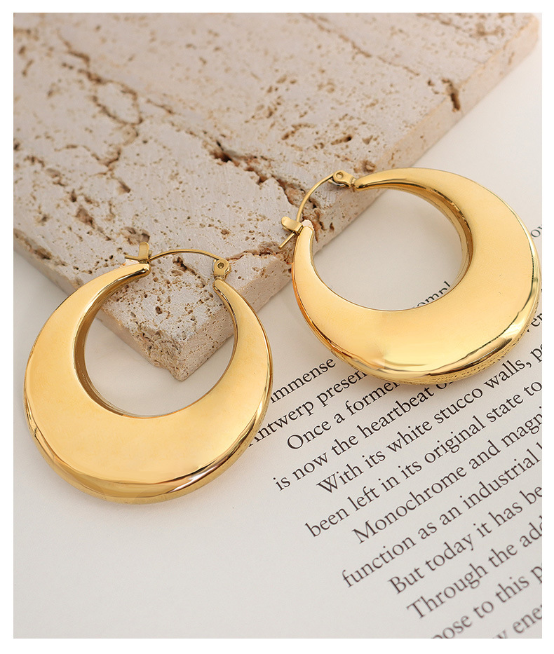 Korean titanium steel earrings 2021 new earrings