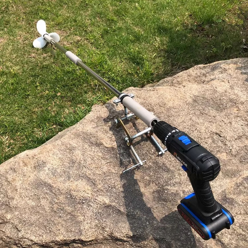 Propeller Outboard Motor Lithium Battery Handheld Propeller Inflatable Boat Rubber Boat Plastic Generator Electric Drill Paddle Free Shipping