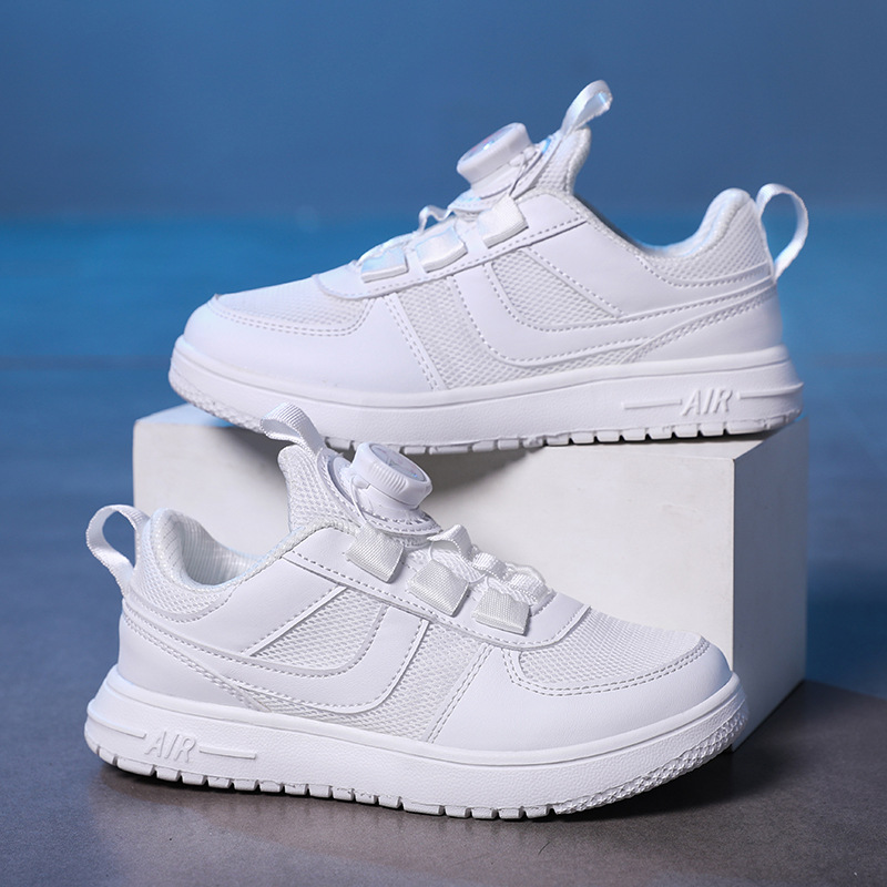 Summer children's white sneakers
