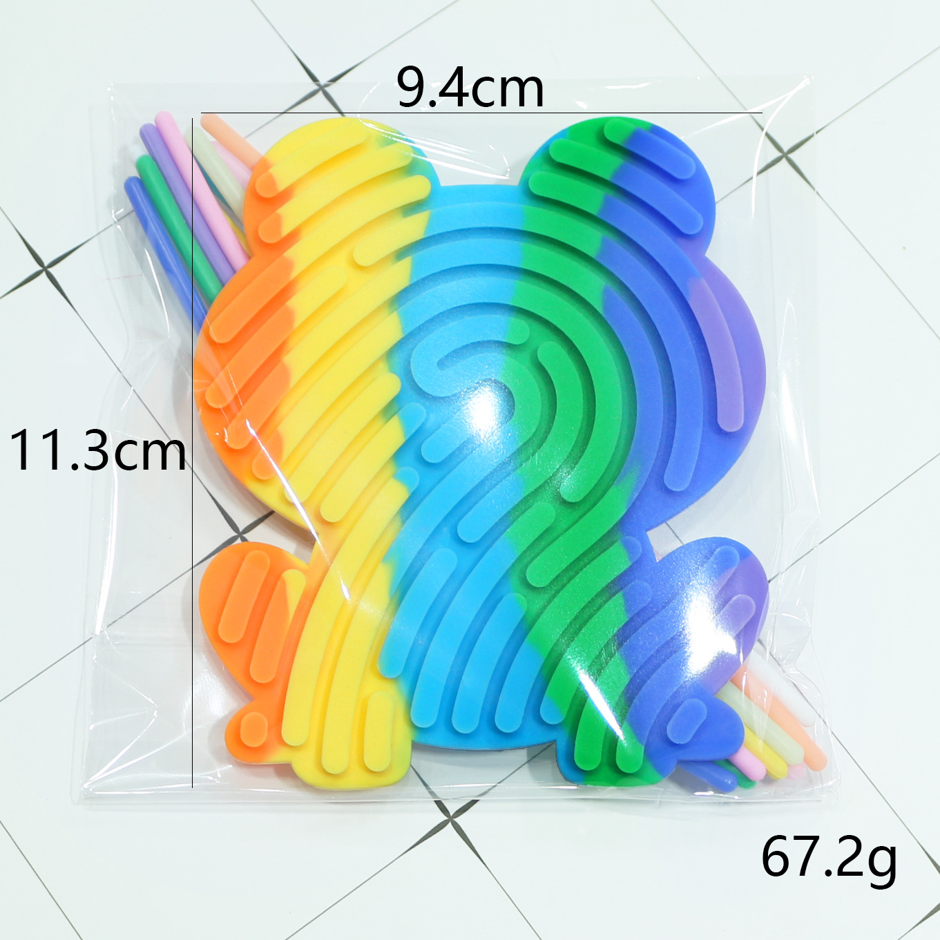 Creativo silicona transfronteriza inducción actividad tablero de descompresión juguete infantil rompecabezas juguetes de descompresión silicona tablero de actividad sensorial