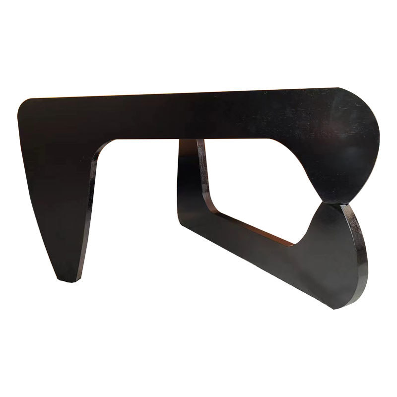 Mesa de té de vidrio temperado pequeña sala de estar minimalista doméstica moderna simple Noguchi Yong mesa de té redonda creativa