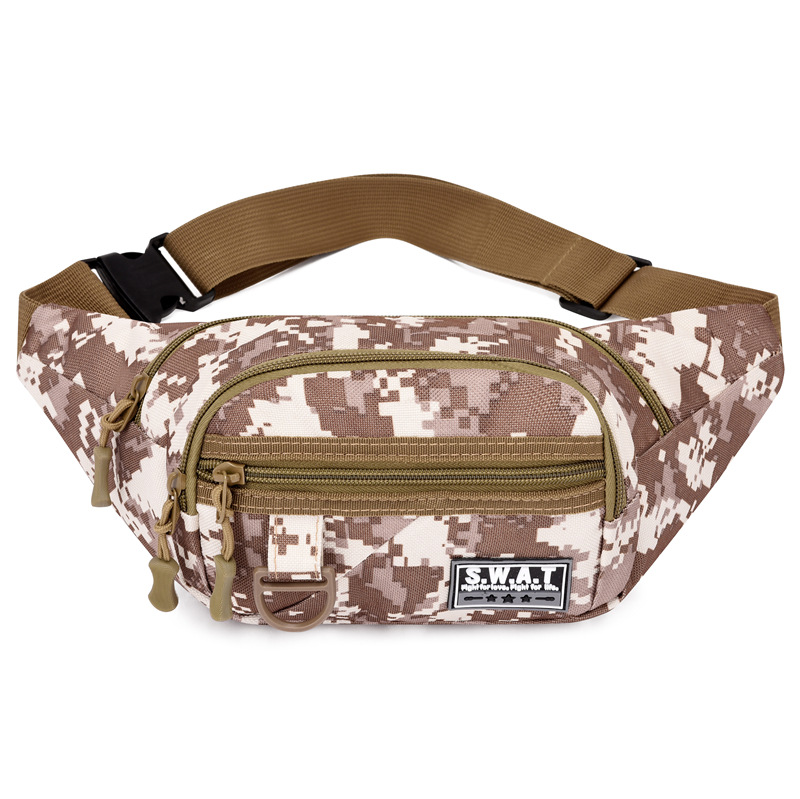 Nuevo bolso de la cintura de los hombres bolsa de teléfono móvil multifuncional deportes ocio bolso de los hombres al aire libre camuflaje hombro crossbody bolsa de pecho image 31