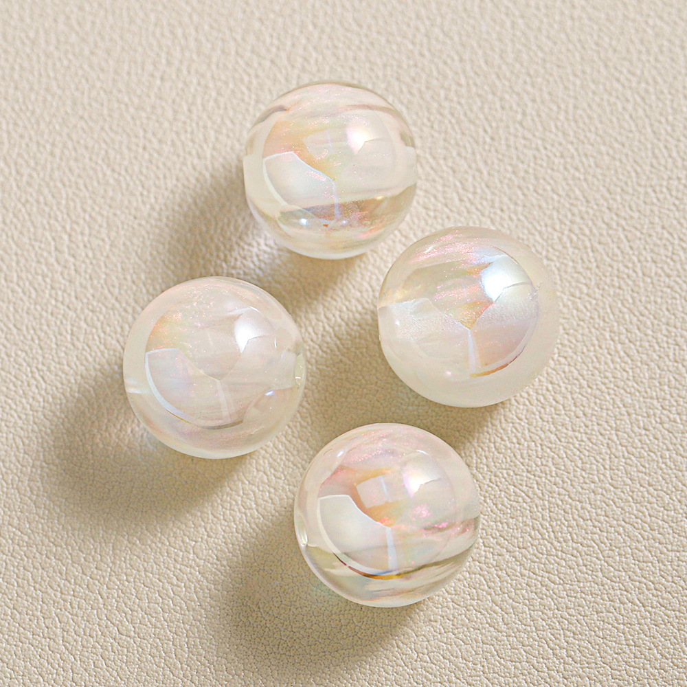 [20 - 30 paquetes] polvo interstellar pastel esferas de cuentas diy cadenas de llaveras de teléfonos móviles granel de cuentas