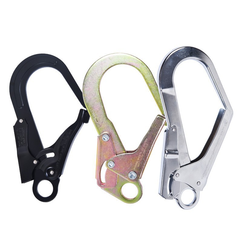 高空作业安全带大挂钩大开口吊钩保险钩钢管挂钩防坠落保险钩扣D