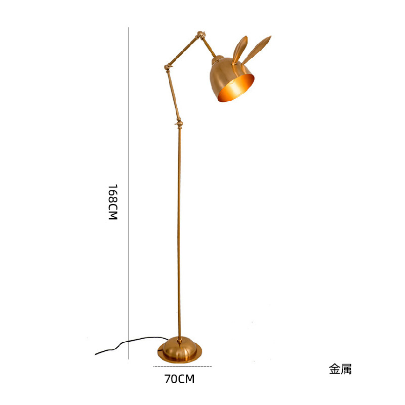 Lámpara de pie nórdica minimalista para sala y hotel, diseño moderno de alta gama