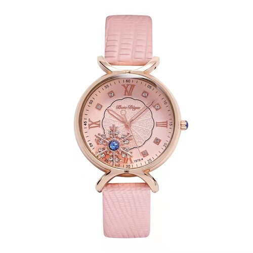  New Women's Foreign Trade Women's Watch Casual Fashion Trend Versatile Belt Roman Two-piece Bracelet Set Watch