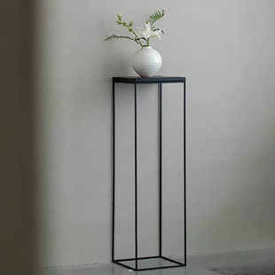 Flower Rack Chinese Zen Simple Living Room Interior Decoration Floor-Standing Balcony Storage Rack Flower Pot Iron Art Factory
