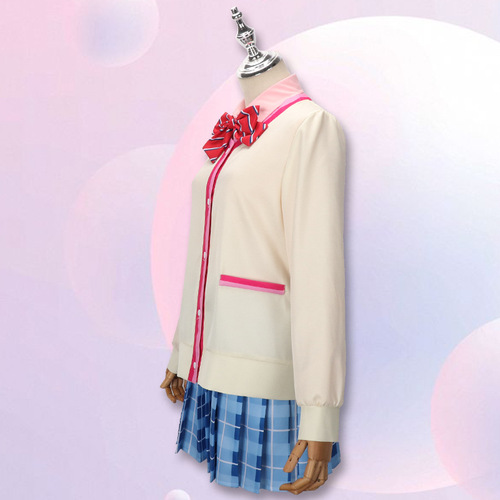 Project Seika Rikka Colorful Stage Cosplay Costume Seika Rikka C Costume School Uniform Women's Dress