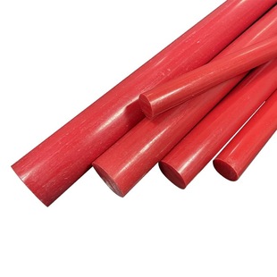 Red Pa Nylon Rod High Temperature Resistant Peek Rod Flame Retardant Pvc Food Grade Pe Anti-Static Upe Rod Pom Rod Pet Rod