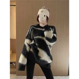 孕妇装秋冬款2024新款加厚毛衣冬装套装时尚款网红上衣大码打底衫