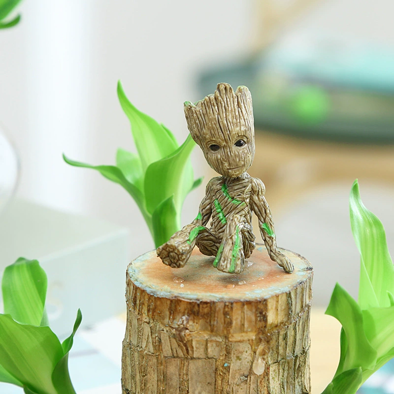 Грут маленькое Дерево Оптом бразильские аксессуары из дерева Galaxy Guardians 2 маленькие украшения для рук Tree Man