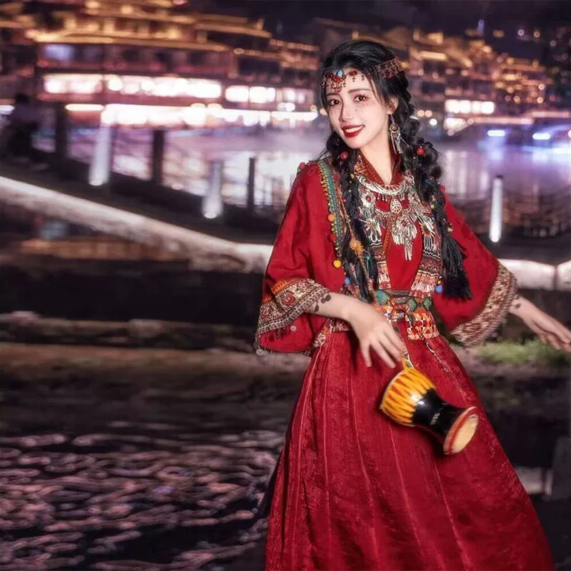 Новый набор девушек Miao Jiang в экзотическом стиле