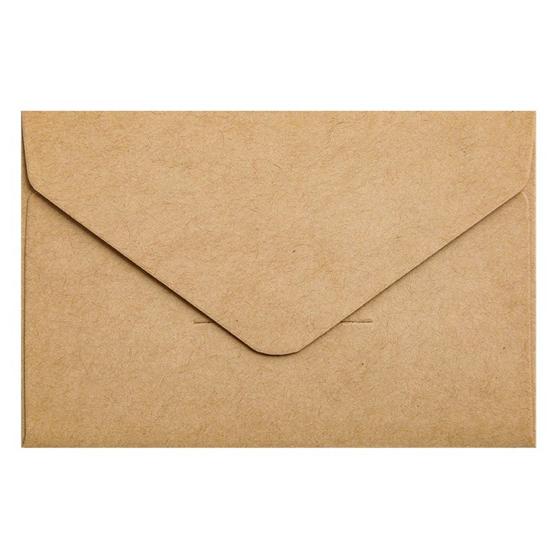 Крафт-бумага мини маленький Конверт Ретро литературный японский Инс простое любовное письмо рукописный старший Бланк оптом
