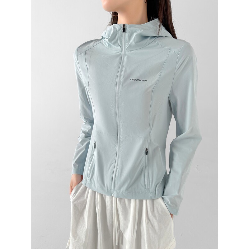 Sun Protection Clothing Women's 2025 Summer New Slim-fit Slimming Hooded Coat Outdoor Thin Sports Casual Quick-drying Clothes Sun Protection Clothing Women's 2025 Summer New Slim-fit Slimming Hooded Coat Outdoor Thin Sports Casual Quick-drying Clothes