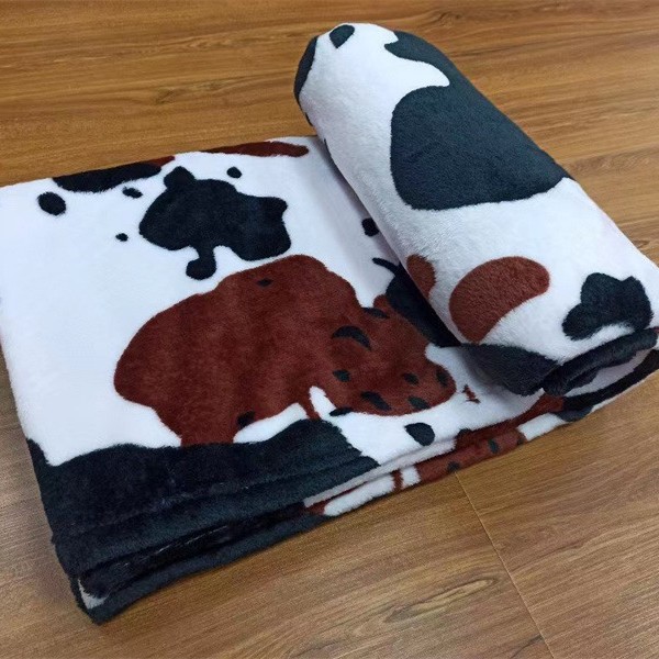 Manta de franela manta siesta manta de vaca impresa manta de verano super suave manta de oficina transfronteriza al por mayor manta de sofá