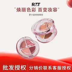 Luo Xiaoman スパークル 4 色アイシャドウ パレット コントゥアリングとブライトニング アース カラー タンパク質パール マット 総合パレット ファイン シマー 女性用