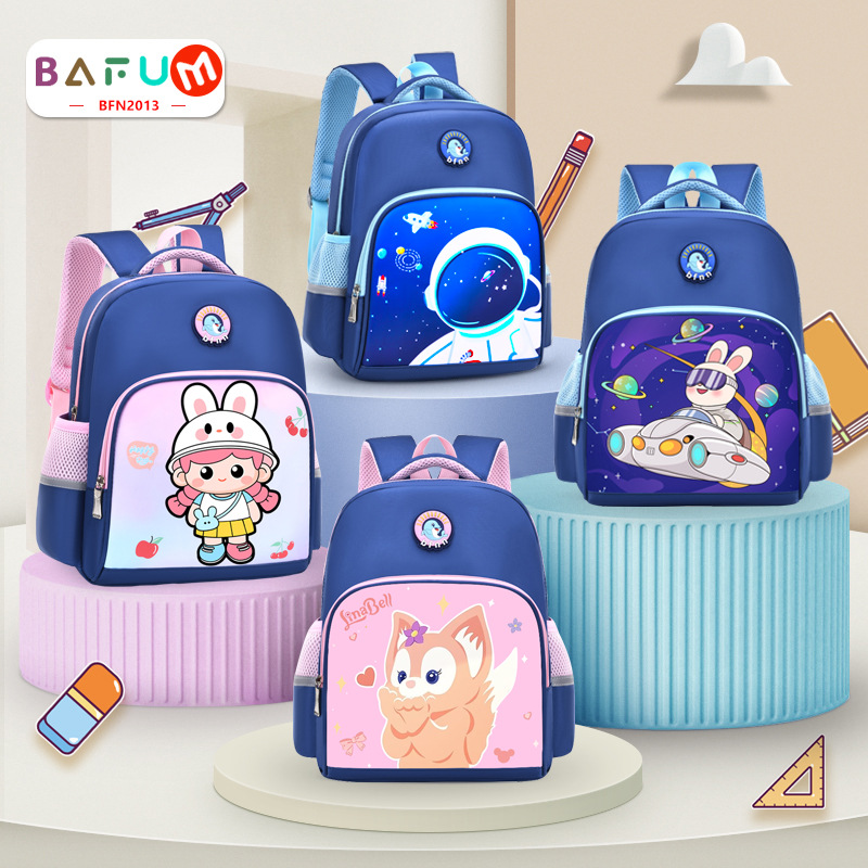 Bolsas escolares de jardín de infantes de dibujos animados lindas para niños y niñas de 3 - 5 - 6 años de edad 4 bolsas de niños en stock
