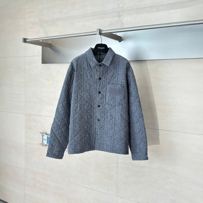 Dijia correct version high version 26 new cotton flannel herringbone pattern blade embroidery single-breasted jacket Dijia correct version high version 26 new cotton flannel herringbone pattern blade embroidery single-breasted jacket