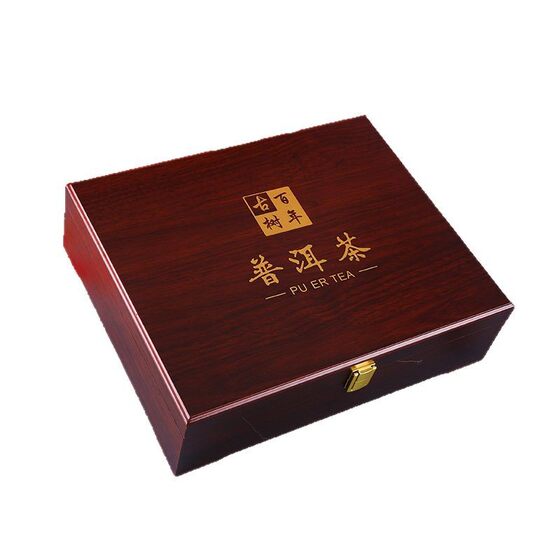 Factory direct supply heaven and earth cover gift box new wood grain sea cucumber packaging box sea cucumber gift box empty box wholesale