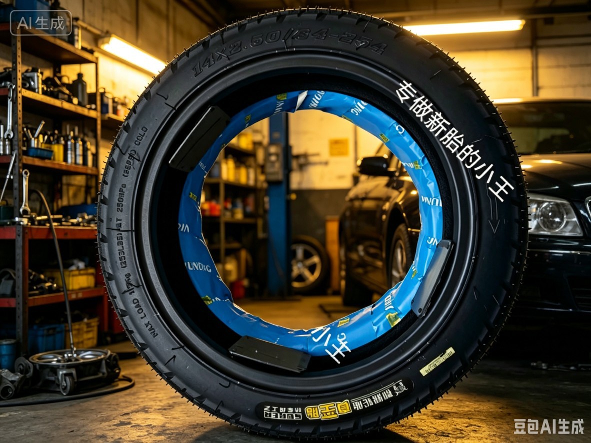 Brand new, unopened 14*250 semi-thermoplastic anti-slip, wear-resistant design, thickened six-layer vacuum tire