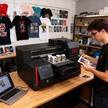 31度小型UV打印机手机壳亚克力吊牌照片衣服水杯图案个性印刷机