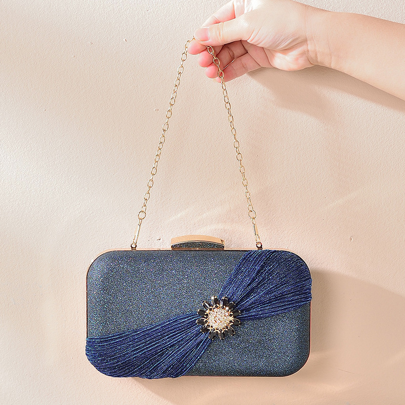 Nuevo estilo coreano bolso de noche de moda fiesta de noche transfronteriza diseño de nicho bolso de las mujeres bolso de la cadena del hombro para las mujeres