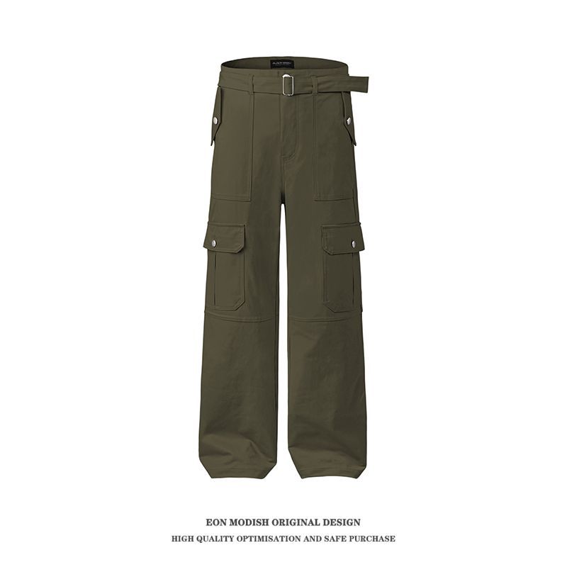 YON MODISH Vêtements pour hommes 2024 Automne Nouveau produit American Street Trendy Personnalisé Polyvalent Pantalon de travail_voghion.com