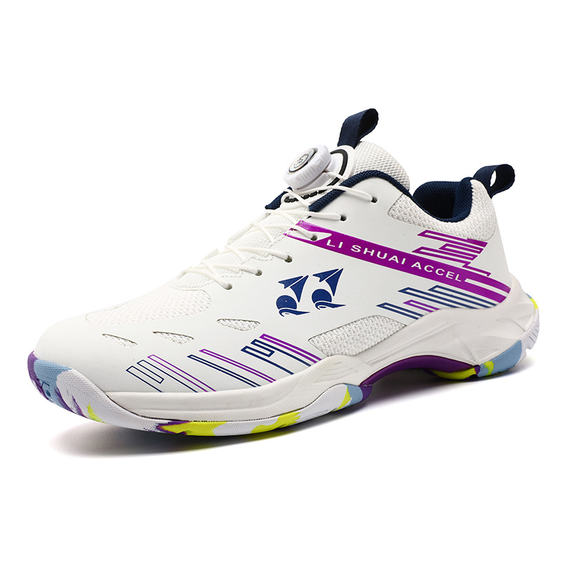 Fuente transfronteriza zapatos deportivos de bádminton zapatos de entrenamiento de tenis de mesa transpirables zapatos de tenis cómodos ligeros al por mayor