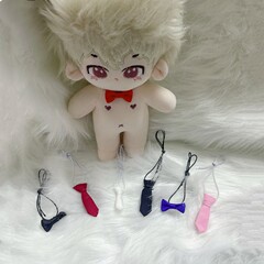 20cm15cm10cm子供服コットン人形布布ネクタイネクタイネクタイスーツシャツアクセサリー装飾品