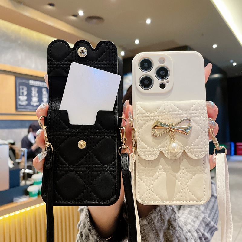 Luxury Protective Phone Case With Card Holder For Iphone Models_voghion.com