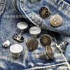 Waist -free buttons buckle jeans buckle, waist circumference, small demolition, adjustable sewing butt button button