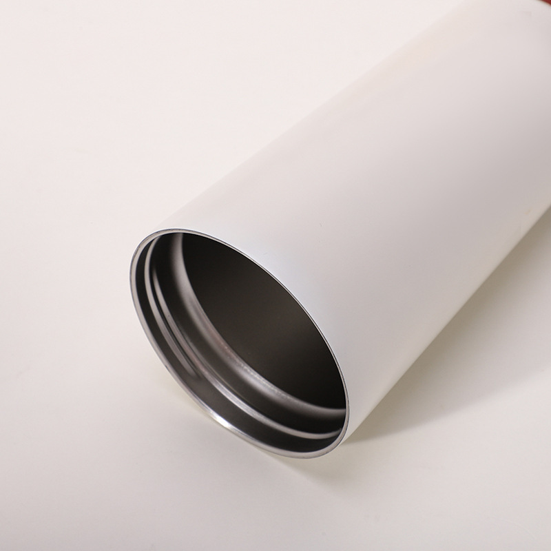 Lily of the Valley Coffee Cup 316 Stainless Steel Insulated Tumbler New Model Ceramic Inner Liner High-End Dual-Use Water Cup with Straw
