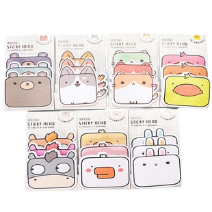 Cartoon Post-it notes cute super sticky sticky notes creative notes wholesale students with creative index n times stickers
