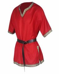 2018歐美wish新款短袖V領COS演出服中世紀服裝