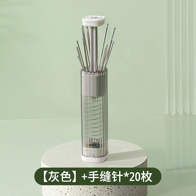 Aguja de acero de costura manual aguja de costura aguja de ojo grande aguja perforadora de aguja casera aguja de crucifijo aguja de desmontaje caja de aguja mágica