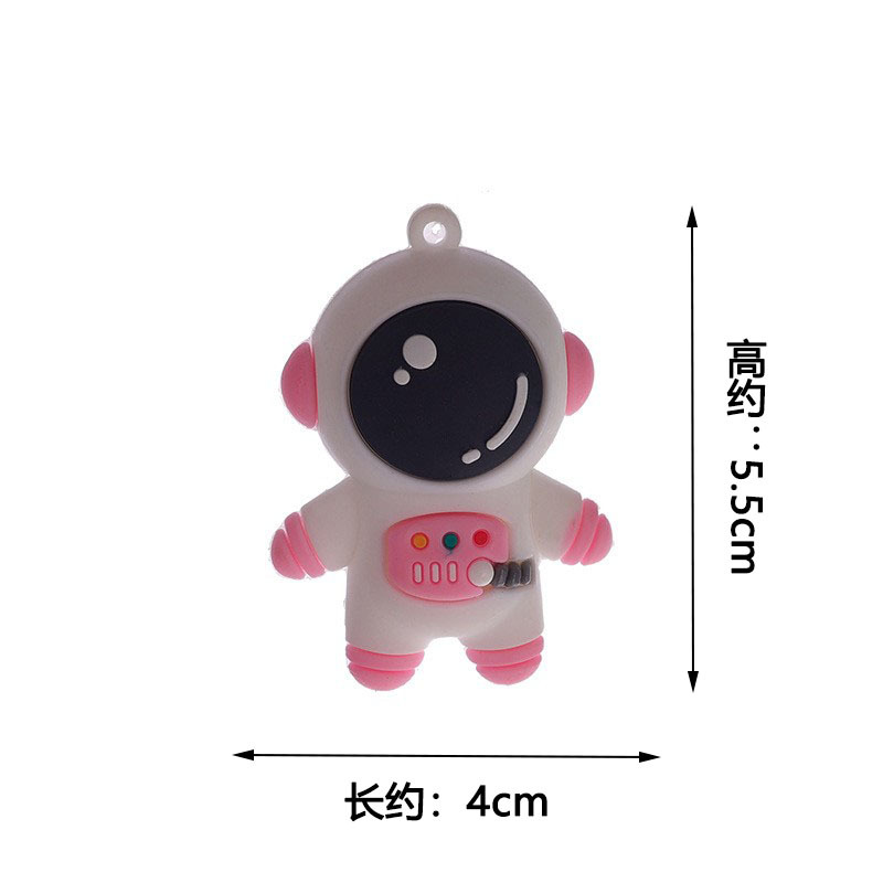 Astronauta rosa (con línea y bola)