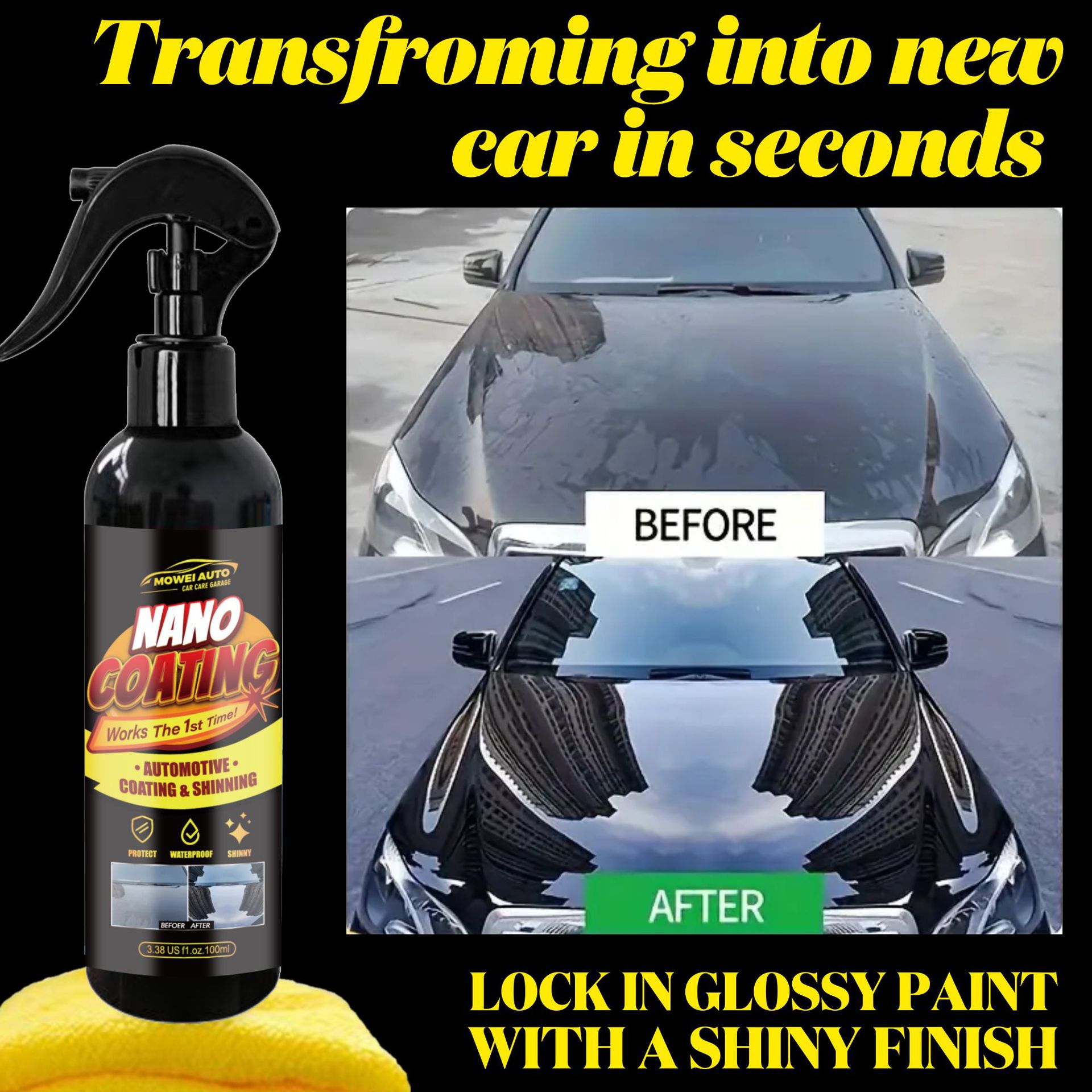 Нано-покрытие для автомобиля Mowei Auto Nano Coating