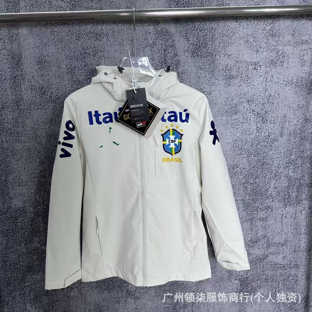 Nuevo fútbol de doble cara chaqueta de algodón Brasil París México Arsenal Alemania BairbaL impermeable