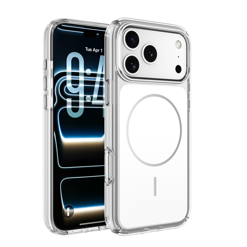 Defender Imitation Original Series Magnetic Anti-Scratch iPhone 17 Pro Max Four-Corner Transparent Magnetic Case for iPhone 16
