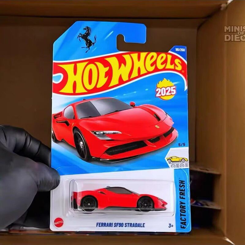 Hot Wheels 25J Batch Ferrari Sf90 Mercedes F Ford Mustang Bmw 635 Alloy Car Model Collector's Edition Hot Wheels 25J Batch Ferrari Sf90 Mercedes F Ford Mustang Bmw 635 Alloy Car Model Collector's Edition