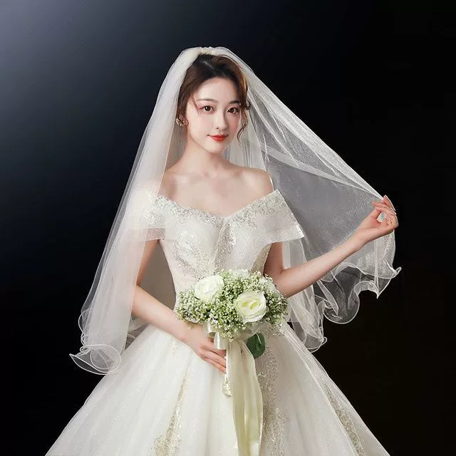 Korean bride's veil, hair accessory, 2021 collection