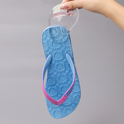 Flip-flops for slippers, butterfly pattern forefoot pads, GEL slipper pads, transparent, soft and shock-absorbing