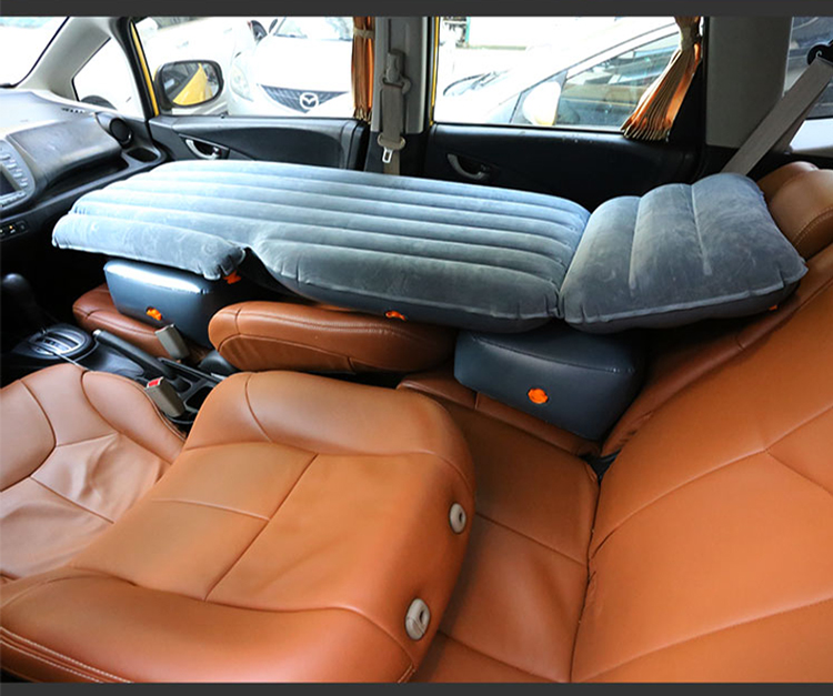 Car inflatable bed, SUV air mattress for the back seat, sleeping pad, portable bed sleeping pad for the rear seat, height-increasing cushion