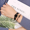 Trend small square retro belt, quartz watches, suitable for import, simple and elegant design, wholesale