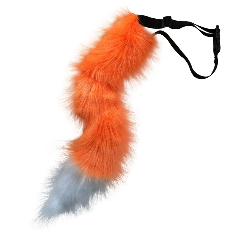 ✅Хэллоуин новый косплей ручной работы лисий хвост Amazon гибкий и регулируемый хвост зверя с оптовой продажей